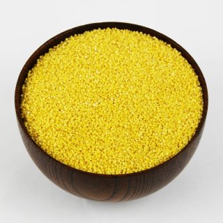 陕西省榆林市米脂小米：色泽金黄 质优味香