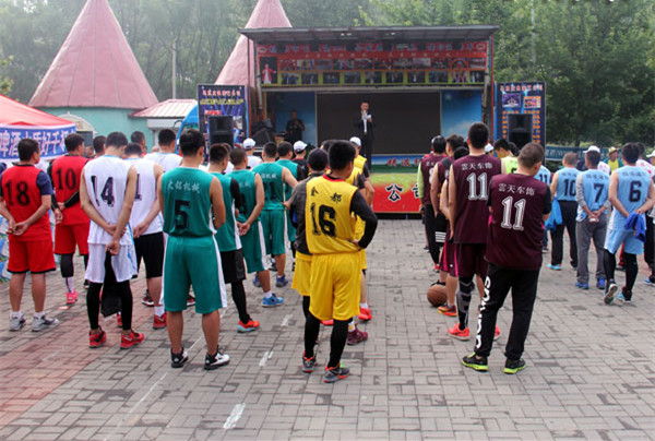吉林省榆树市和扶余市篮球联谊赛火热开赛