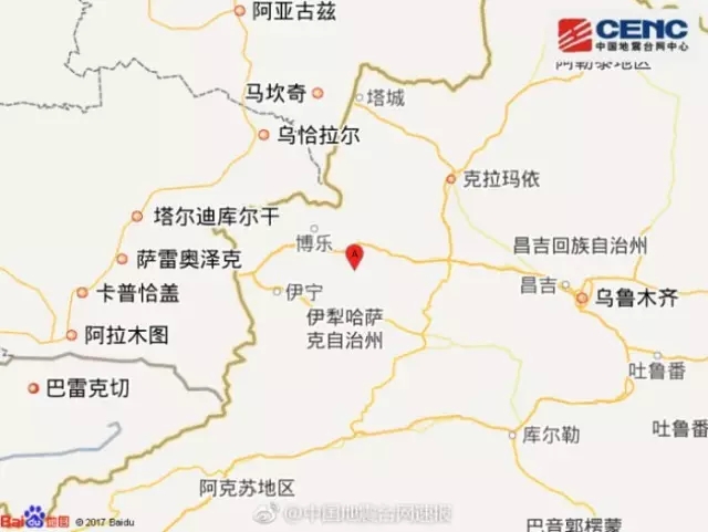 新疆精河县发生6.6级地震 暂无人员伤亡报告！乌鲁木齐有强烈震感