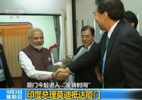 印度总理莫迪抵达厦门 中印最新消息