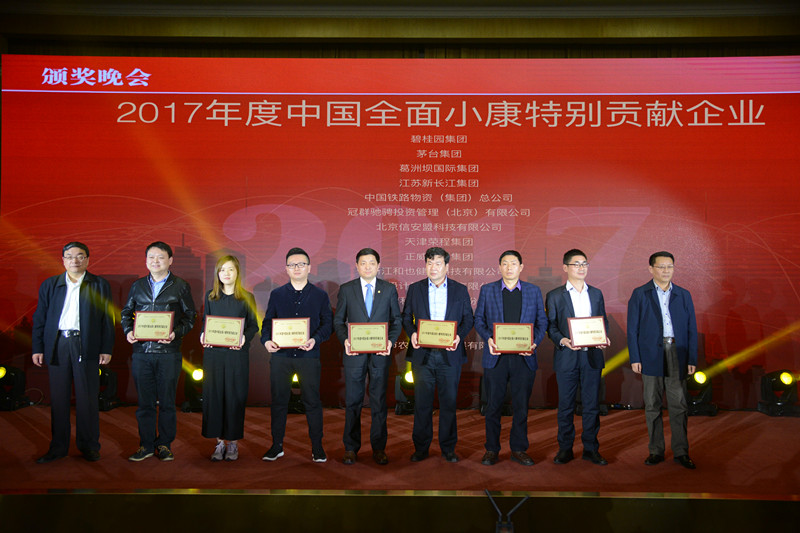 2017年度中国全面小康特别贡献企业