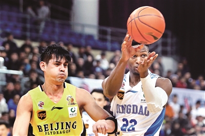 北京农商银行男篮在CBA第22轮比赛中以118比98大胜青岛队