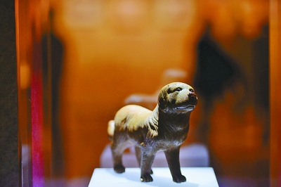 近日在幸运狗--南京博物院藏犬文物特展上展
