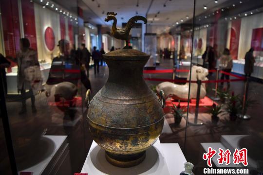 “秦汉文明特展”在海南省博物馆开展。　骆云飞 摄