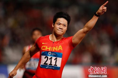 雅加达亚运会:百米跑进10秒的亚洲人 苏炳添领
