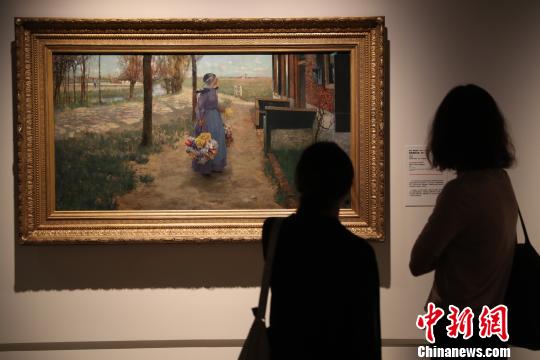 “走向现代主义：美国艺术八十载”展览在上海博物馆展出。　张亨伟 摄