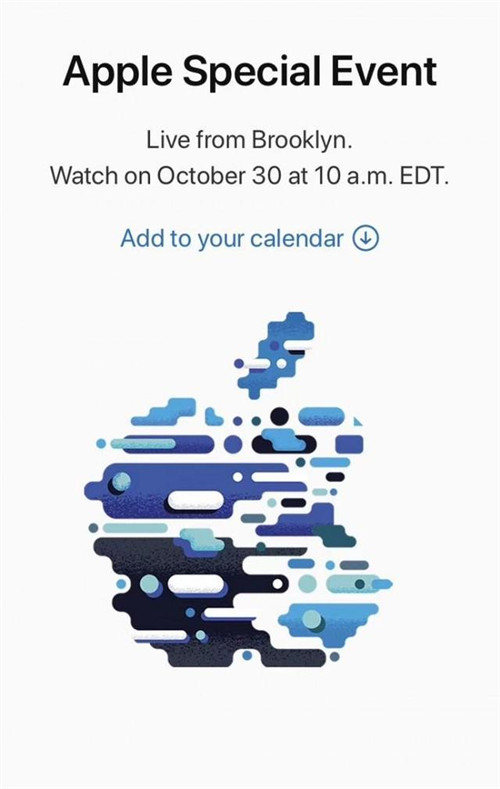 官宣：苹果10月30日将举办发布会 预计将推新款iPad和Mac