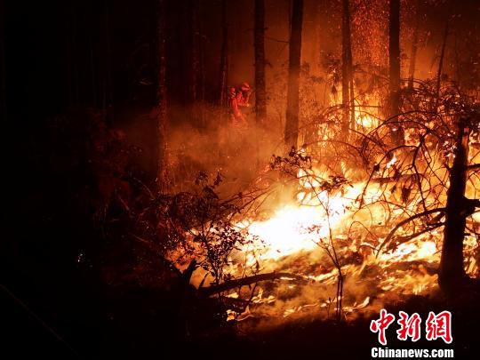 丽江玉龙县山火明火已全部扑灭6架直升机1000余人参与扑救