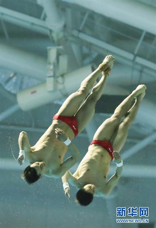 （游泳世锦赛）（3）跳水——曹缘/陈艾森夺得男子双人10米跳台金牌