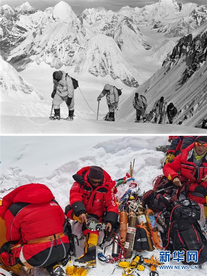 （体育）（1）登山——影像见证珠峰攀登60年
