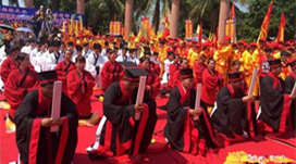 海南省澄迈县纪念妈祖诞辰1056周年文化活动盛大举行