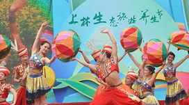 广西南宁市上林生态旅游养生节开幕品壮家文化游醉美上林