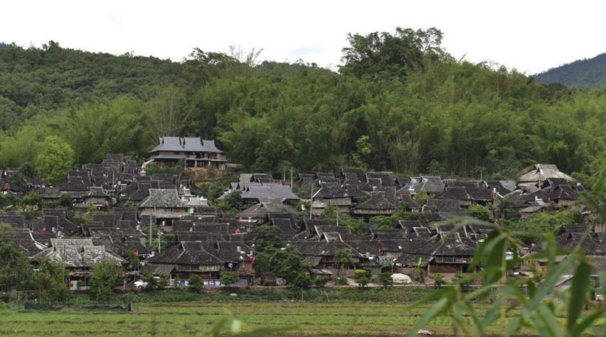云南省曼滩村傣族古村落:目前保存最完好的傣族传统古建筑群(图)