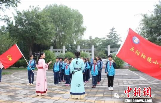 汉景帝阳陵博物院举办社会教育活动。　陕西省文物局 摄