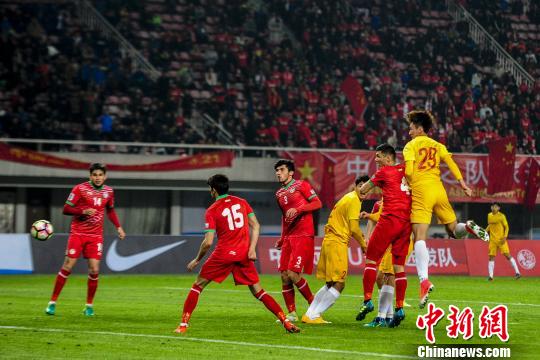 中国足协U-21选拔队首战2比1逆转塔吉克斯坦国家队