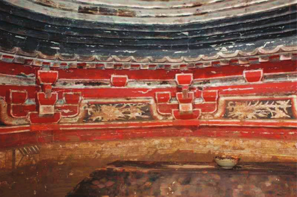山西寿阳县发现一座千年古墓 为木结构式砖石墓