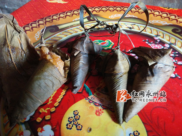 双牌县中秋习俗：包粽子吃粽子 羊角粽子是其中之一