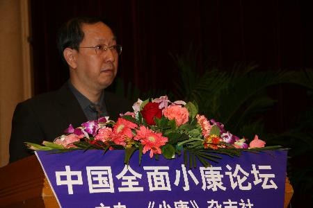 图文：国家统计局副局长徐一帆在做主题报告