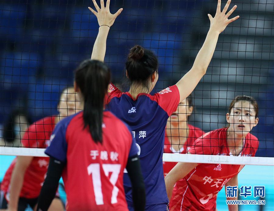 （体育）（7）排球——全国女排锦标赛第二阶段交叉赛：江苏胜四川